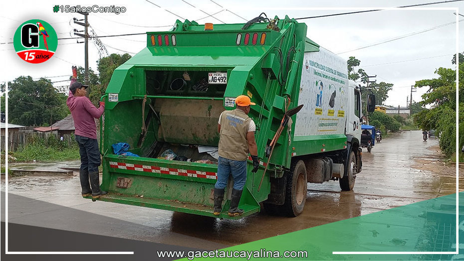 Lluvias complican recojo y disposición final de residuos sólidos en Yarinacocha
