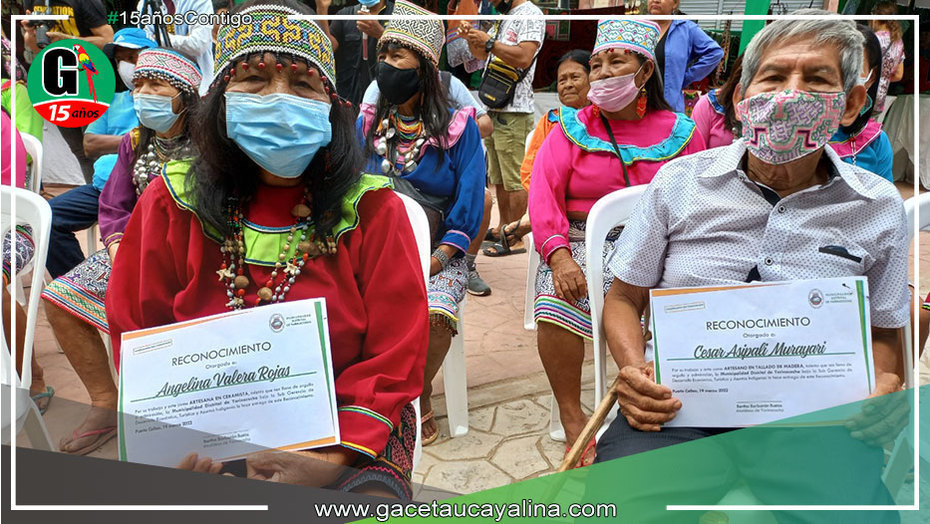 Municipalidad de Yarinacocha reconoció a los artesanos en su día