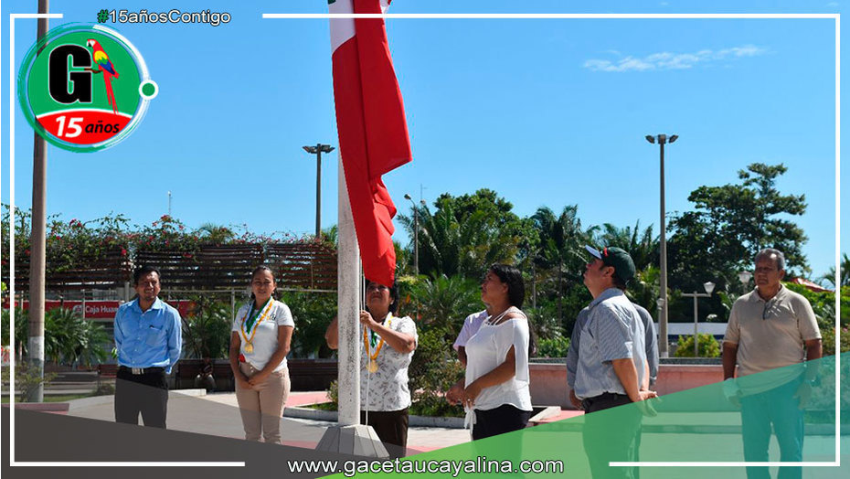 Municipalidad Provincial De Atalaya Reinició Ceremonia Dominical De Izamiento De Banderas 6274