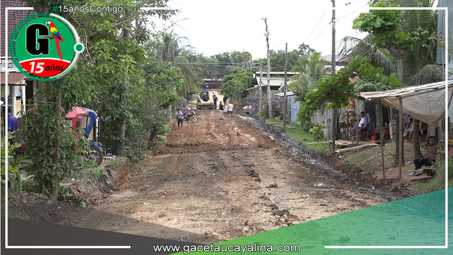 MPCP continúa con el mantenimiento de vías no asfaltadas en los diferentes AA.HH. de Callería
