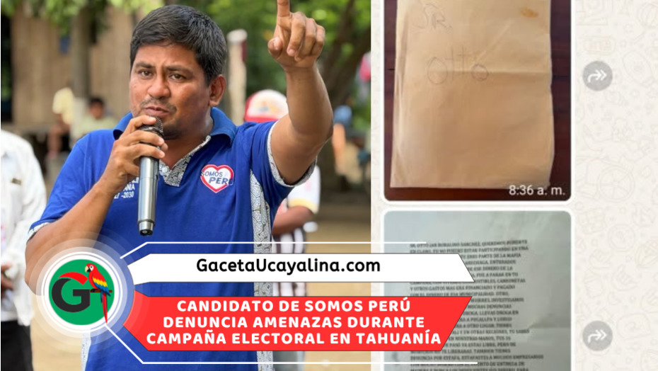 Otto Robalino denuncia amenazas contra él y su familia en Tahuanía