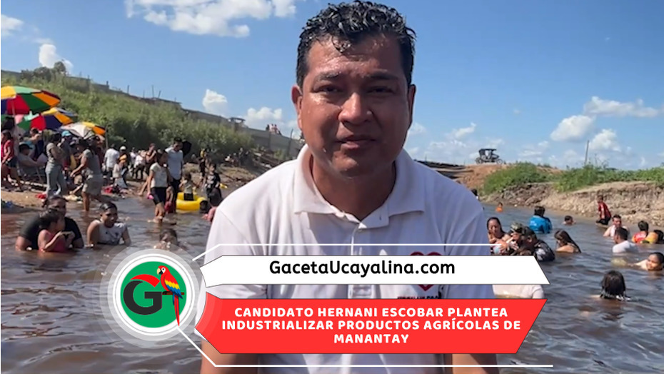 Hernani Escobar propone impulsar turismo y agricultura durante gestión municipal